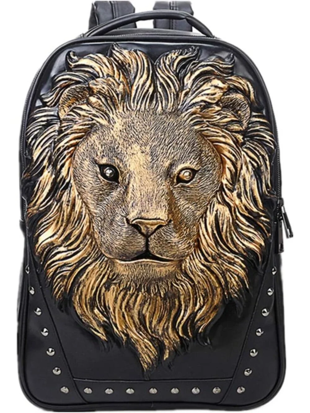 3D Lion Head Backpack for Outdoor Travel, Hiking, and Adventure - Stylish